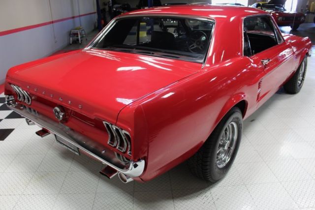 1967 Red Ford Mustang Coupe