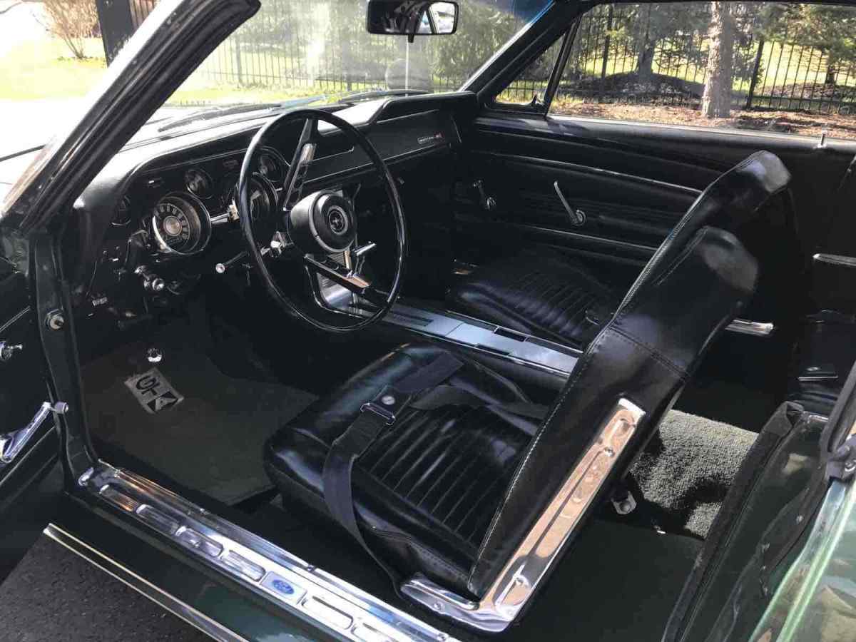 1967 Green Ford Mustang Convertible