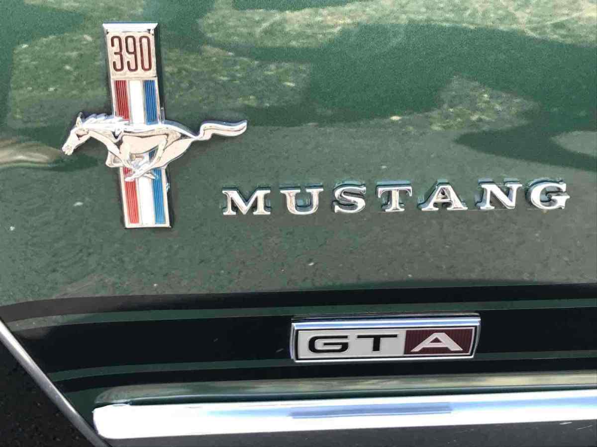 1967 Green Ford Mustang Convertible