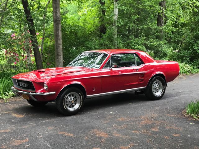 1967 Red Ford Mustang Coupe