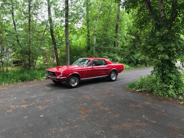 1967 Red Ford Mustang Coupe