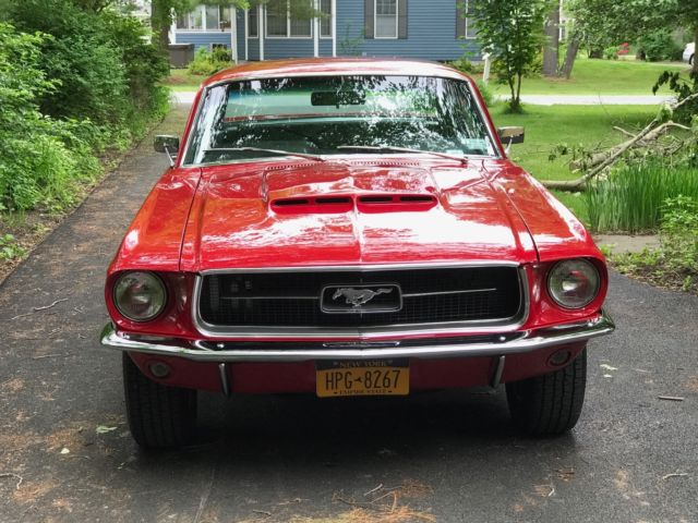 1967 Red Ford Mustang Coupe