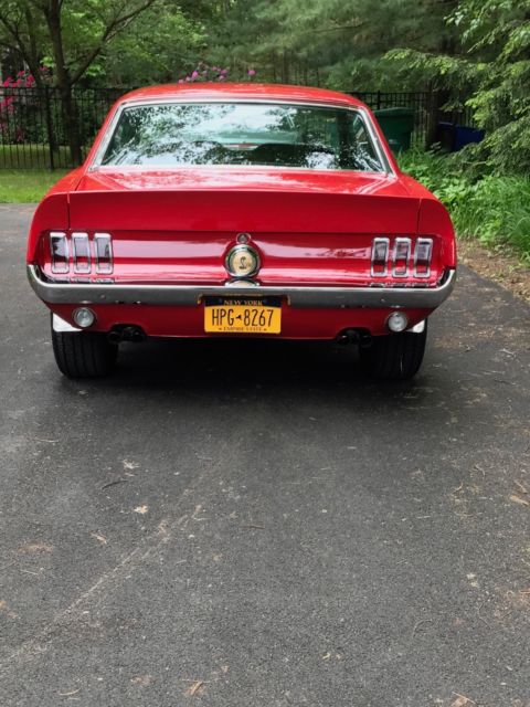 1967 Red Ford Mustang Coupe