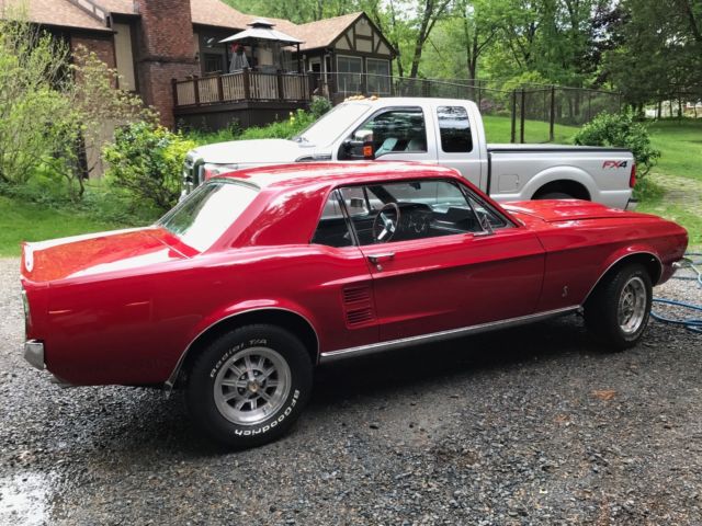 1967 Red Ford Mustang Coupe