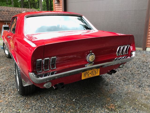 1967 Red Ford Mustang Coupe