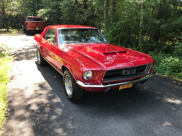 1967 Red Ford Mustang Coupe