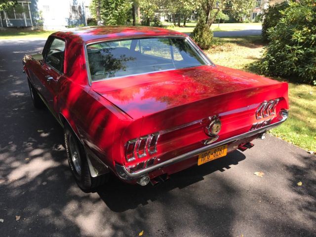 1967 Red Ford Mustang Coupe