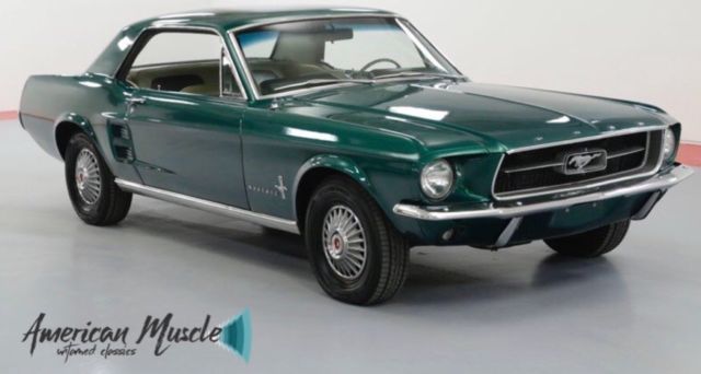 1967 Green Ford Mustang Coupe