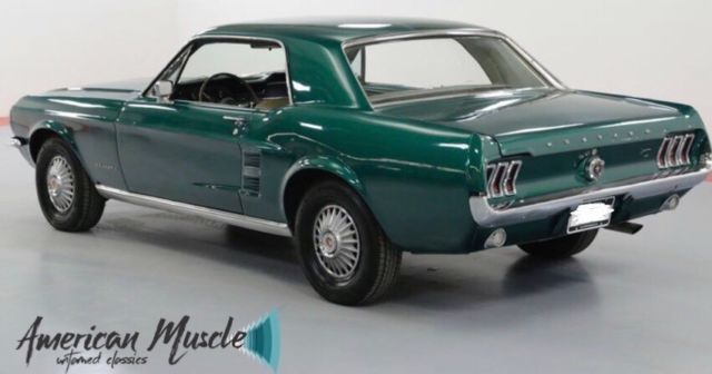 1967 Green Ford Mustang Coupe