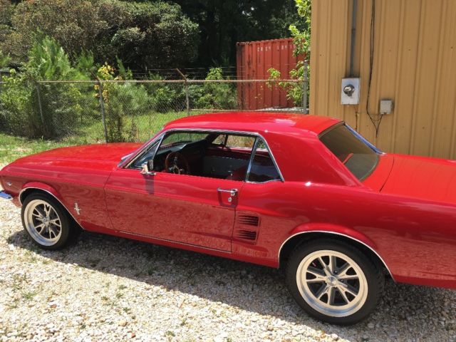 1967 Red Ford Mustang Coupe