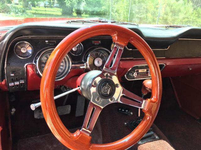 1967 Red Ford Mustang Coupe