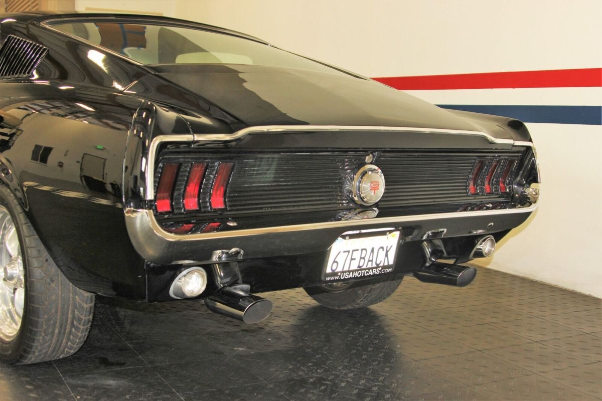 1967 Black Ford Mustang Fastback