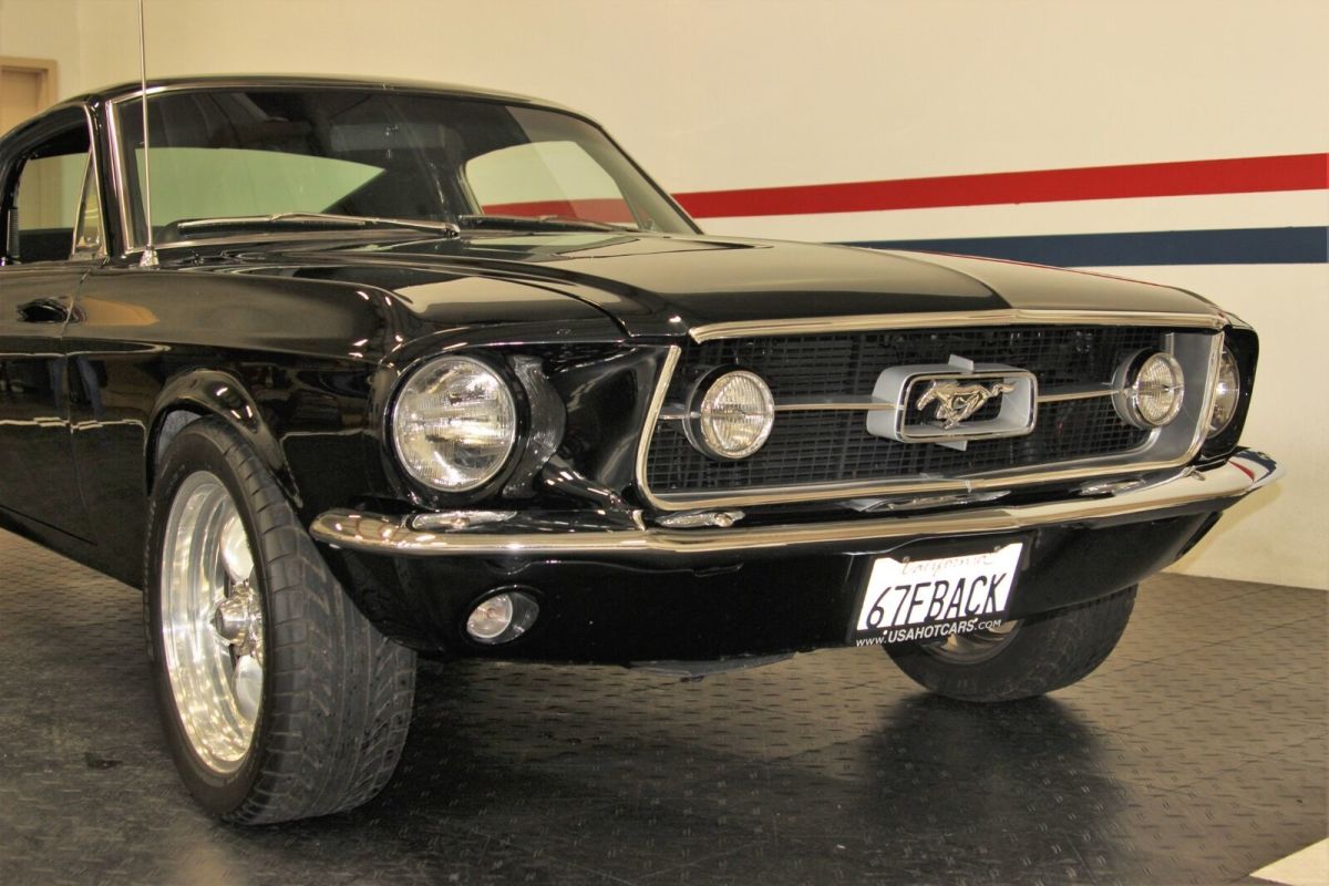 1967 Black Ford Mustang Fastback