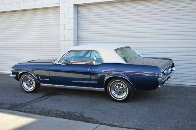 1967 Blue Ford Mustang --