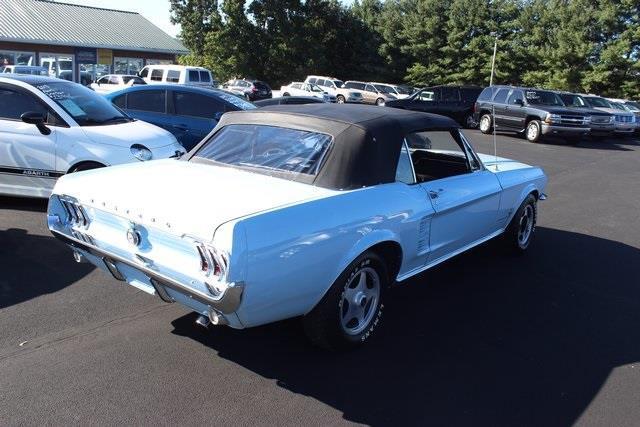 1967 Red Ford Mustang Sedan