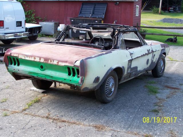 1967 Springtime Yellow Ford Mustang Convertible