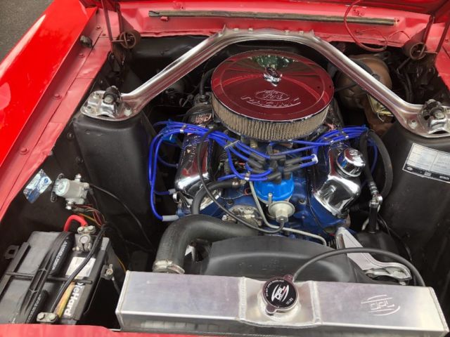 1967 Red Ford Mustang