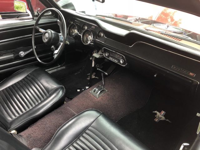 1967 Red Ford Mustang