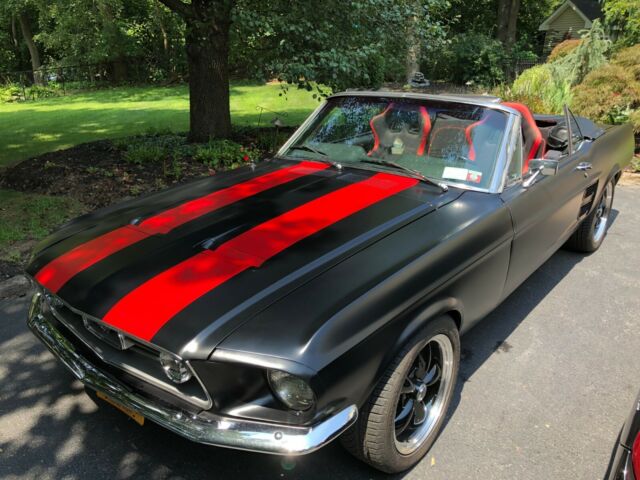 1967 Black Ford Mustang Convertible
