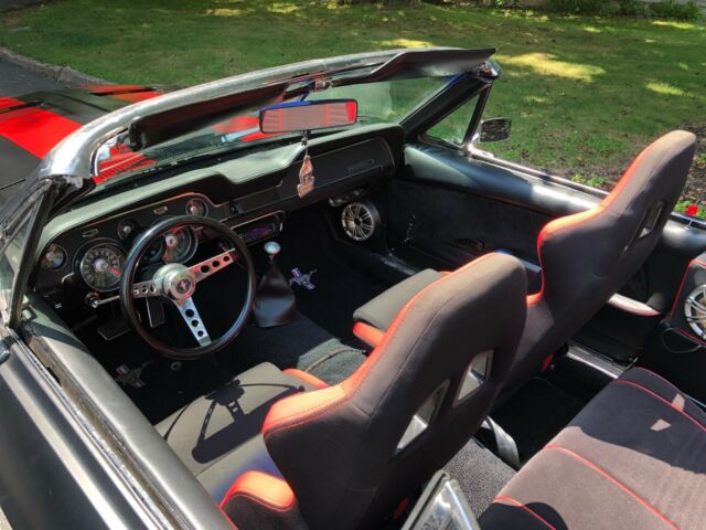 1967 Black Ford Mustang Convertible