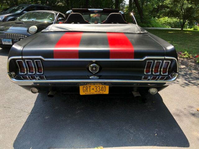 1967 Black Ford Mustang Convertible