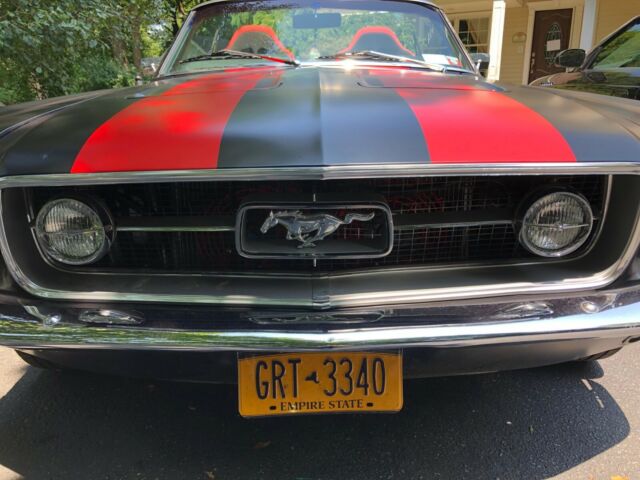 1967 Black Ford Mustang Convertible