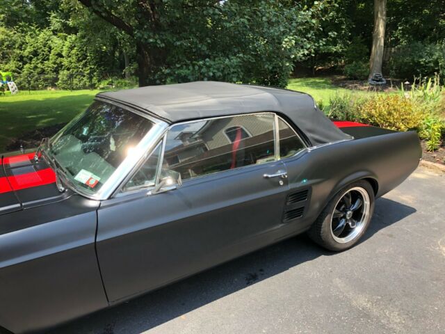 1967 Black Ford Mustang Convertible