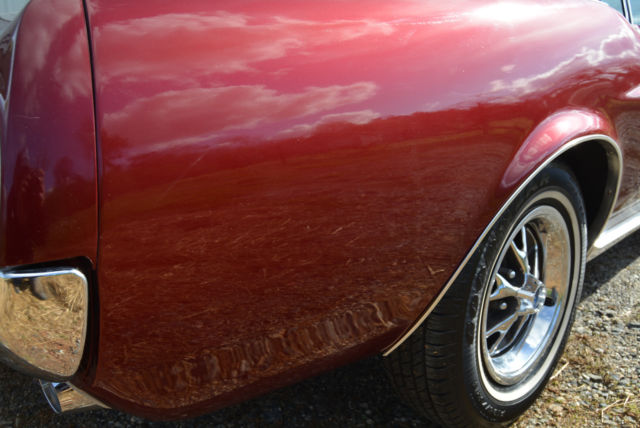 1967 Burgundy Ford Mustang Convertible
