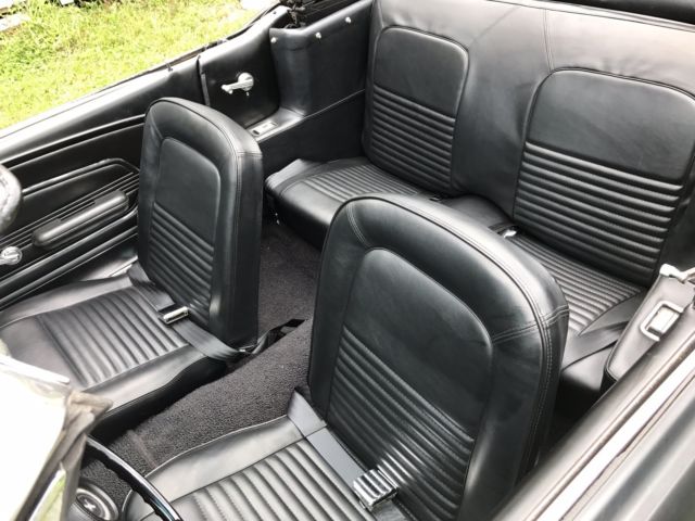 1967 Black Ford Mustang Convertible