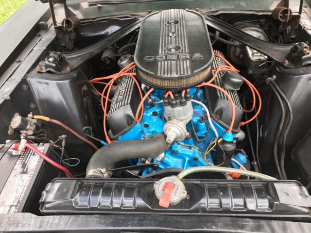 1967 Black Ford Mustang Convertible