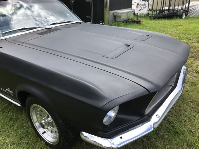 1967 Black Ford Mustang Convertible