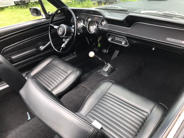 1967 Black Ford Mustang Convertible