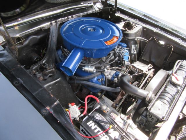1967 Black Ford Mustang Convertible