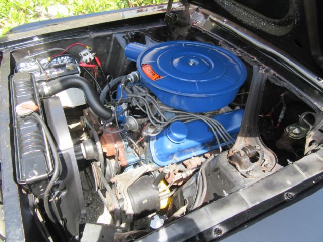1967 Black Ford Mustang Convertible