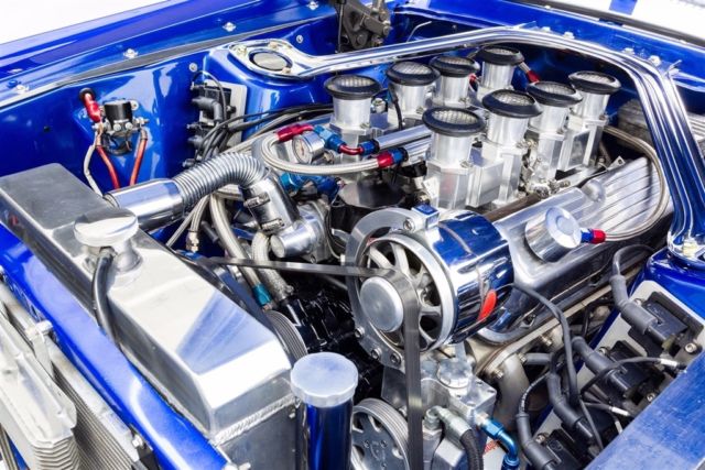 1967 Blue Ford Mustang Convertible