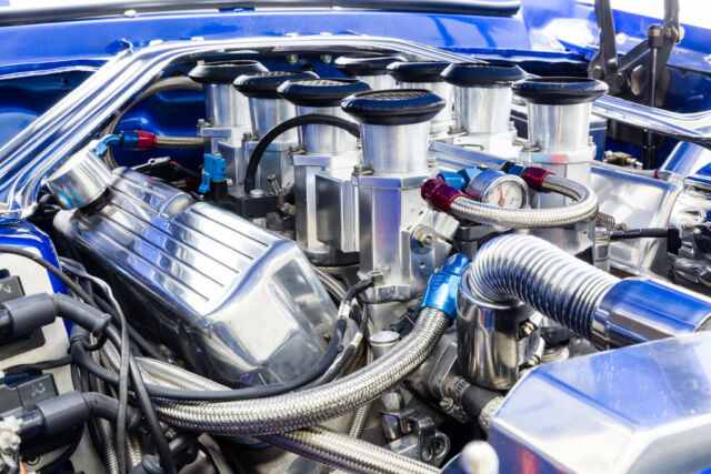 1967 Blue Ford Mustang Convertible