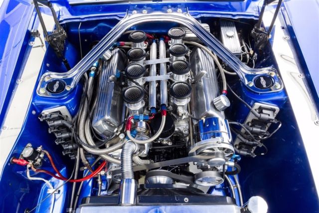 1967 Blue Ford Mustang Convertible