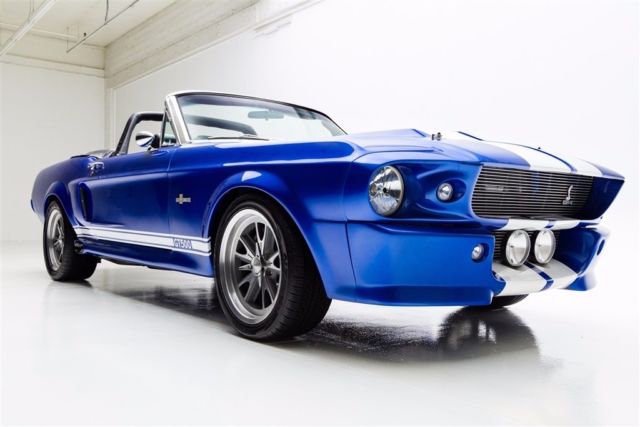 1967 Blue Ford Mustang Convertible