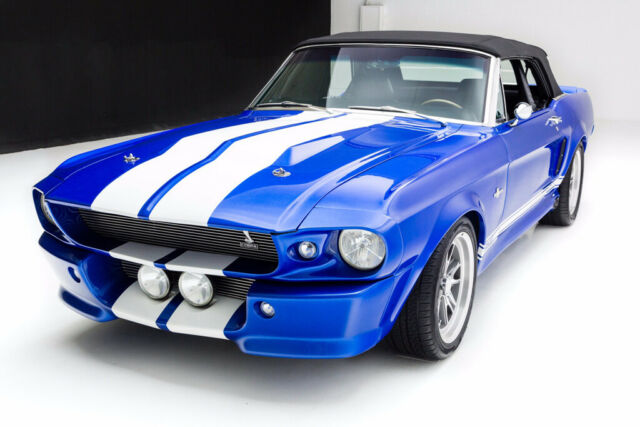 1967 Blue Ford Mustang Convertible