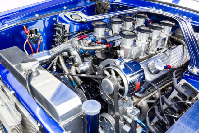 1967 Blue Ford Mustang Convertible