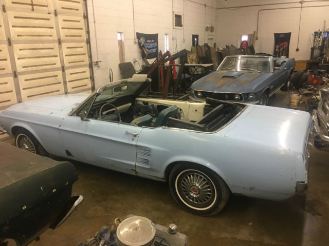 1967 NIGHTMIST BLUE Ford Mustang CONVERTIBLE