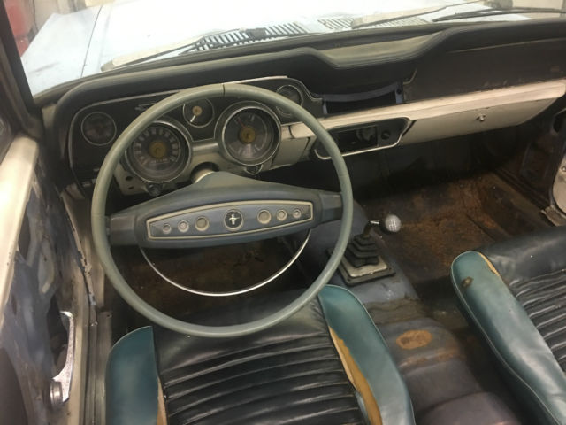 1967 NIGHTMIST BLUE Ford Mustang CONVERTIBLE