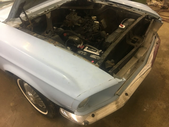 1967 NIGHTMIST BLUE Ford Mustang CONVERTIBLE