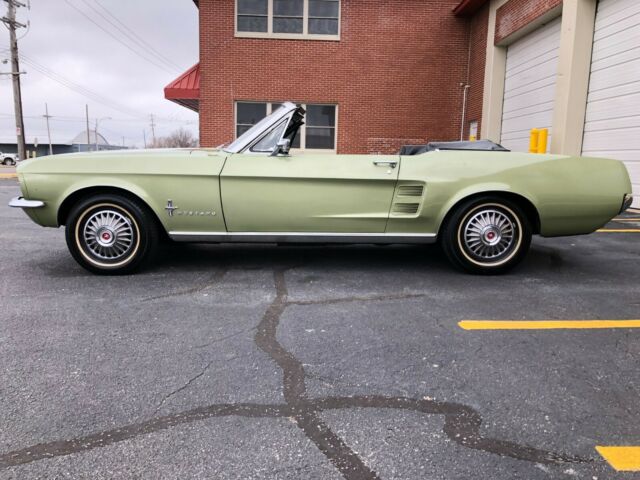 1967 GREEN Ford Mustang Convertible