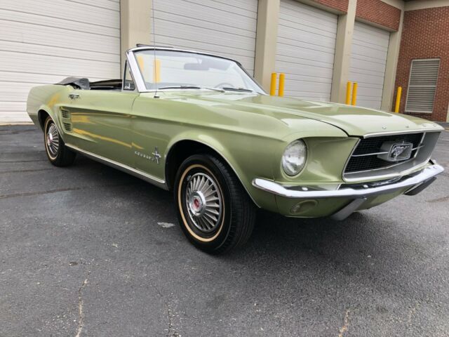1967 GREEN Ford Mustang Convertible