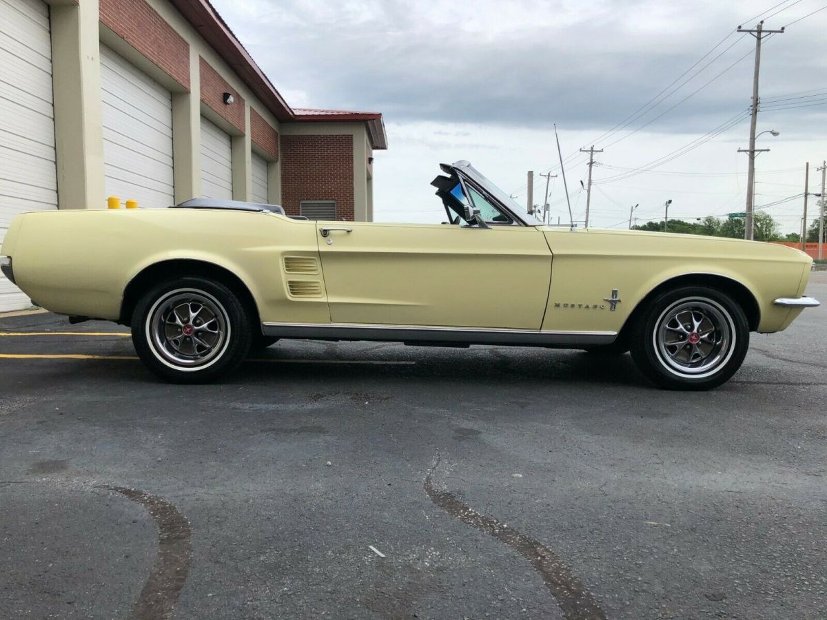 1967 BEIGE Ford Mustang Convertible