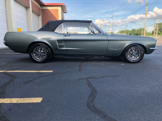 1967 green Ford Mustang Convertible