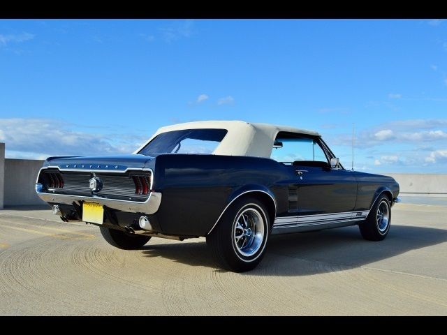 1967 Blue Ford Mustang Convertible