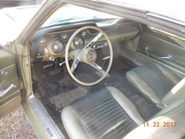 1967 Green Ford Mustang Convertible