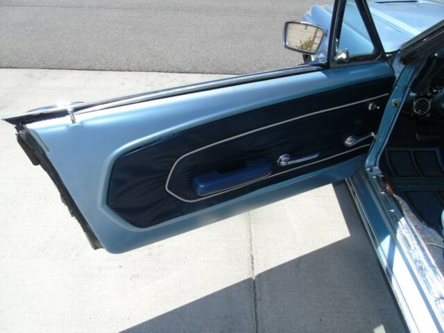 1967 Blue Ford Mustang Convertible